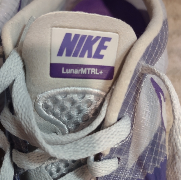 Nike Lunar MTRL + 522346-005 Womens Running Training Shoes Purple Grey Size 10.5 - Picture 11 of 11